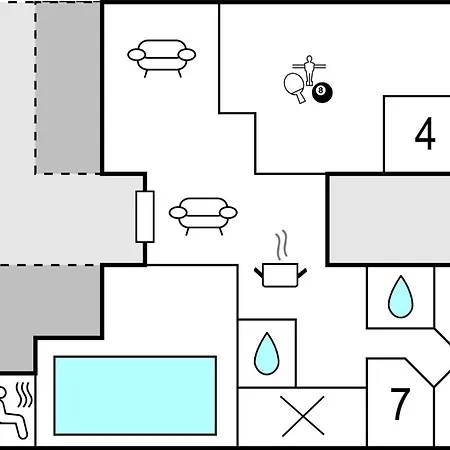 Ferienhaus Amazing In Romo With Sauna Romo